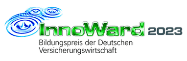 Logo InnoWard 2023, Bildungspreis der Deutschen Versicherungswirtschaft